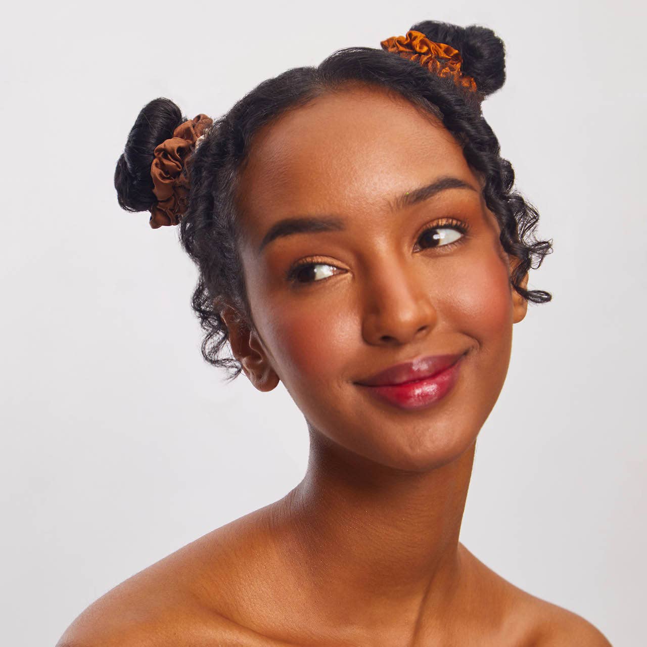 Satin Petite Scrunchies