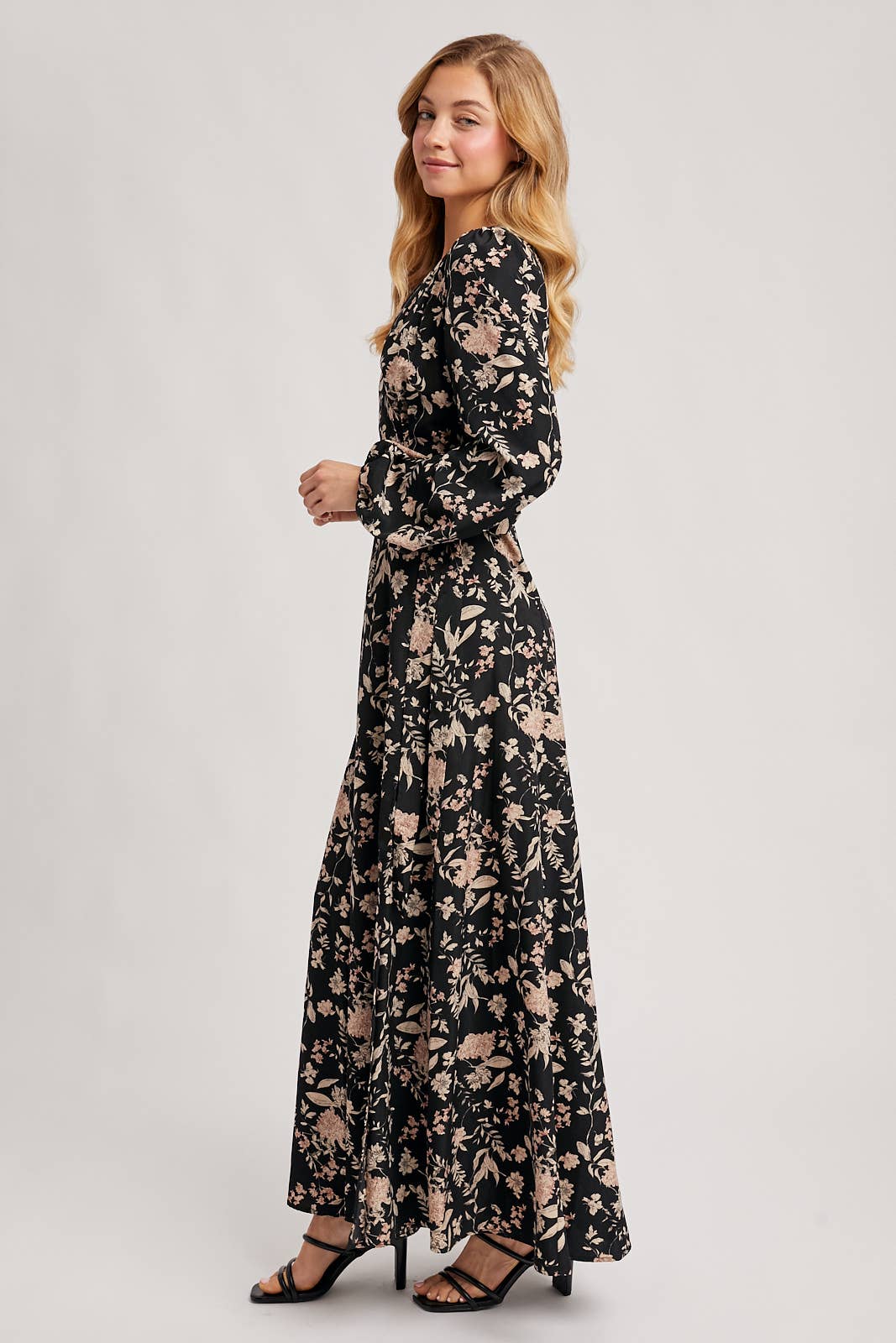 Floral Wrap Maxi