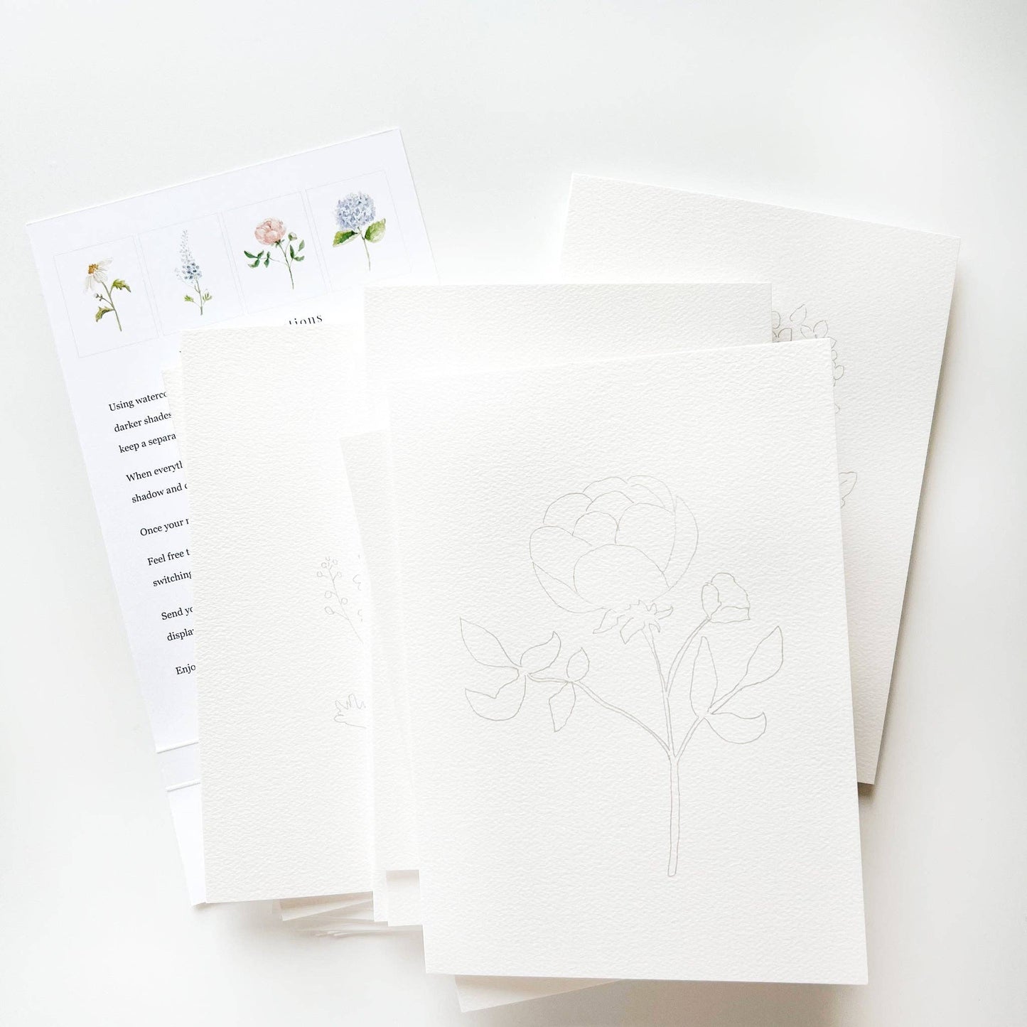 Garden Flowers Notecards