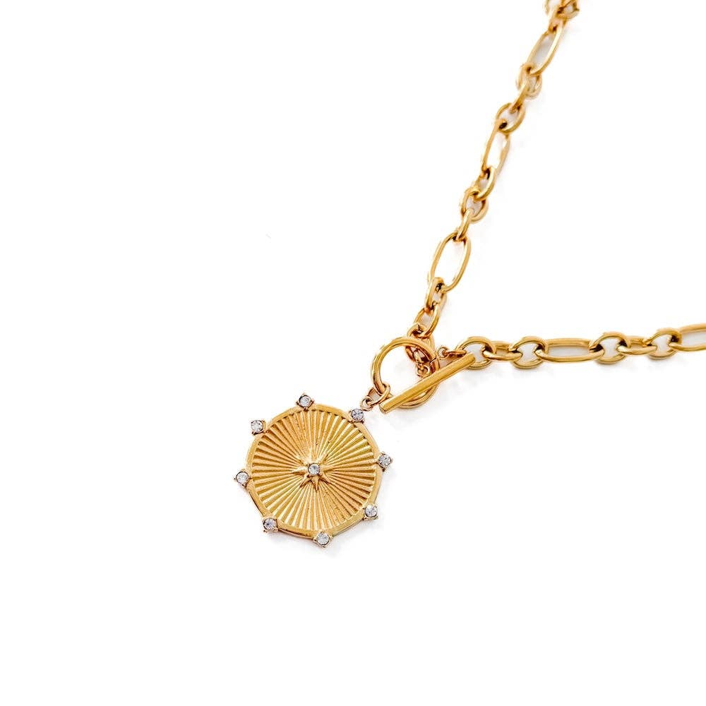 Sunburst Diamond Necklace