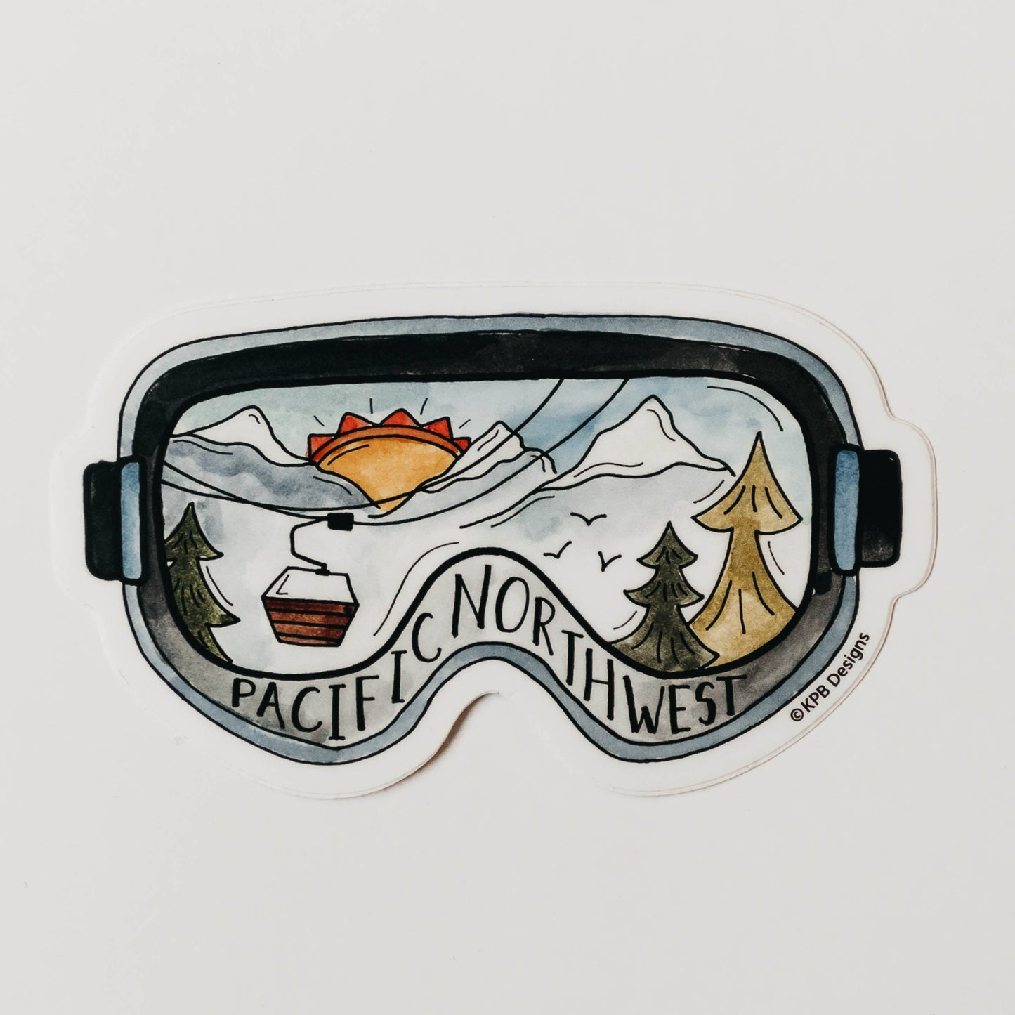 Goggles Vinyl Sticker