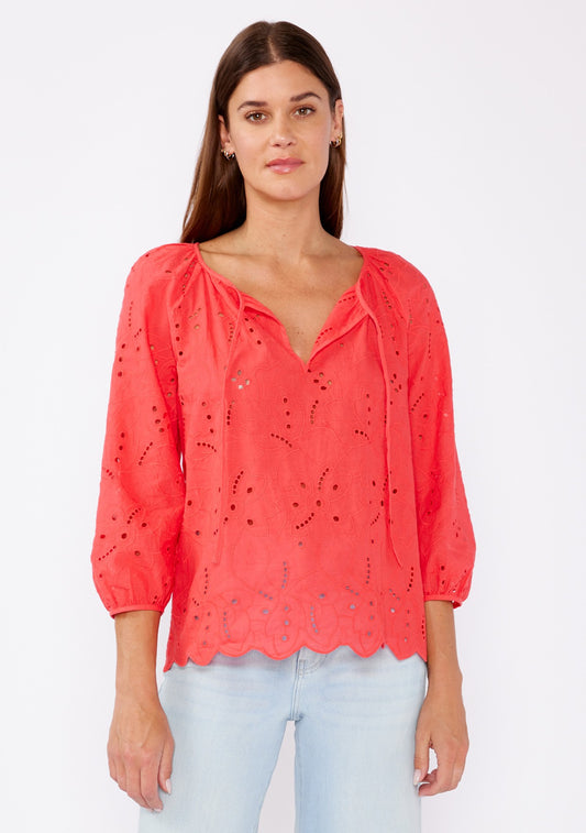 Eyelet Long Sleeve