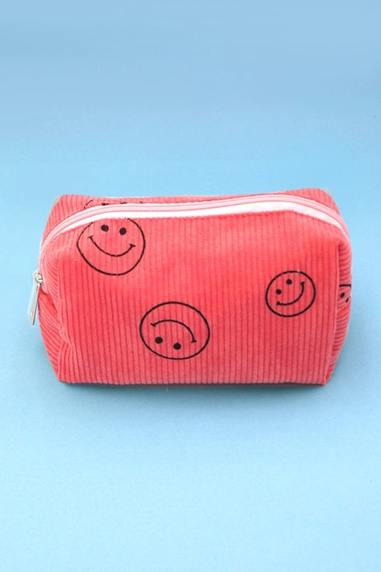 Smiley Makeup Pouch Bag