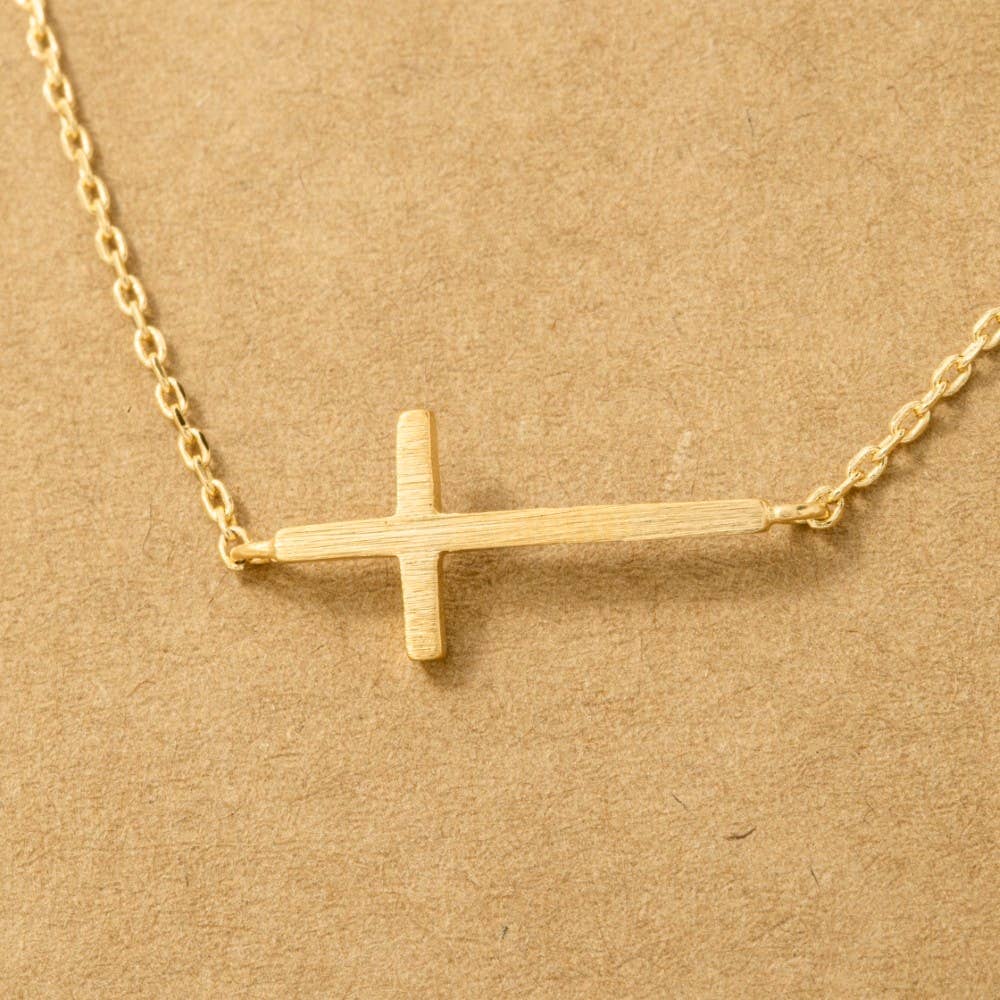 Gold Cross Necklace