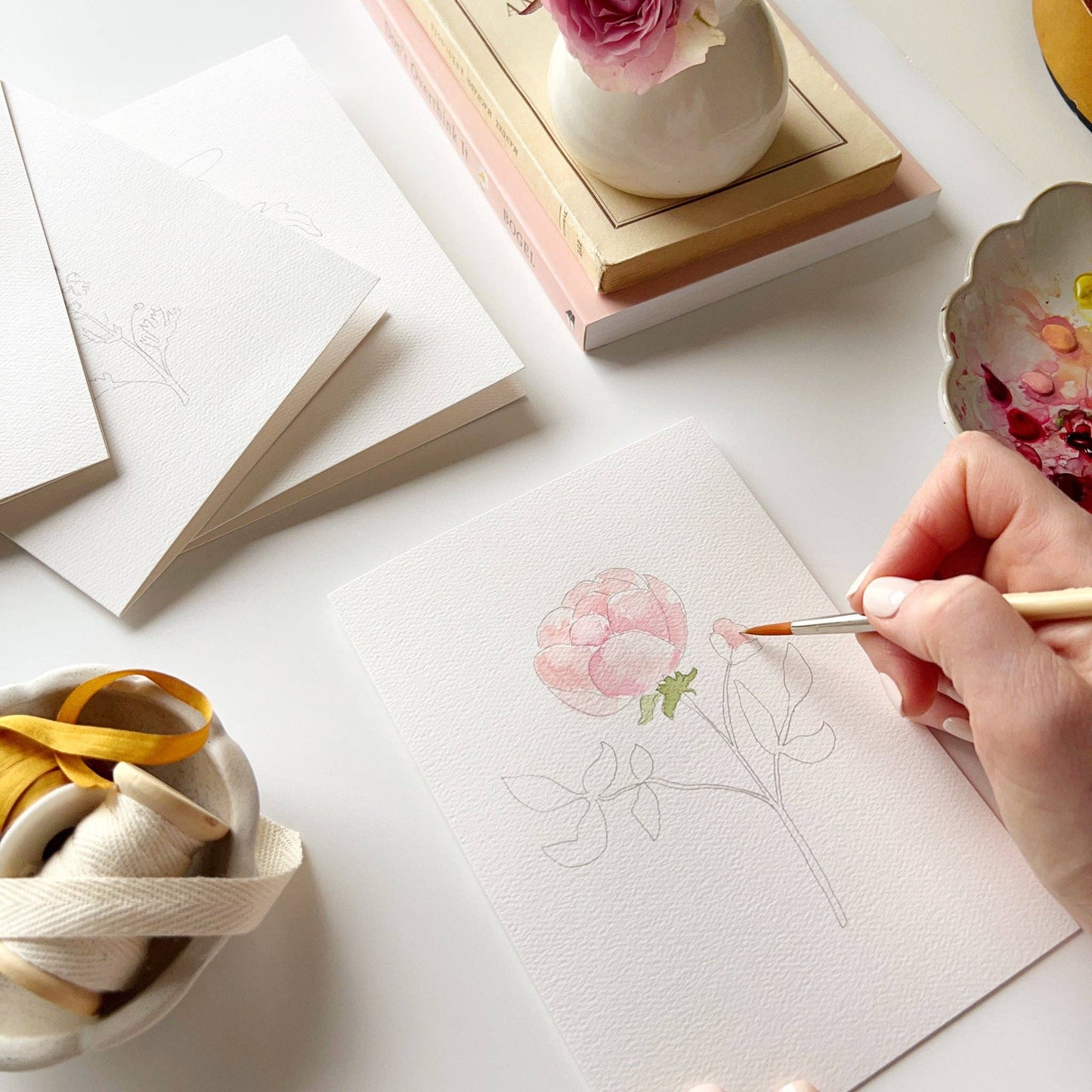 Garden Flowers Notecards