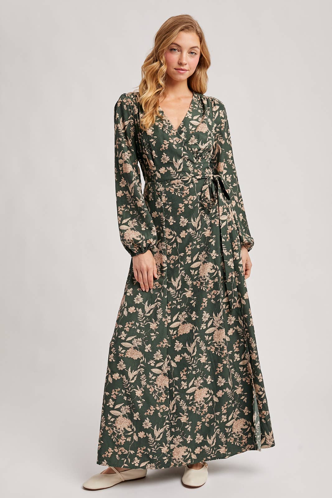 Floral Wrap Maxi