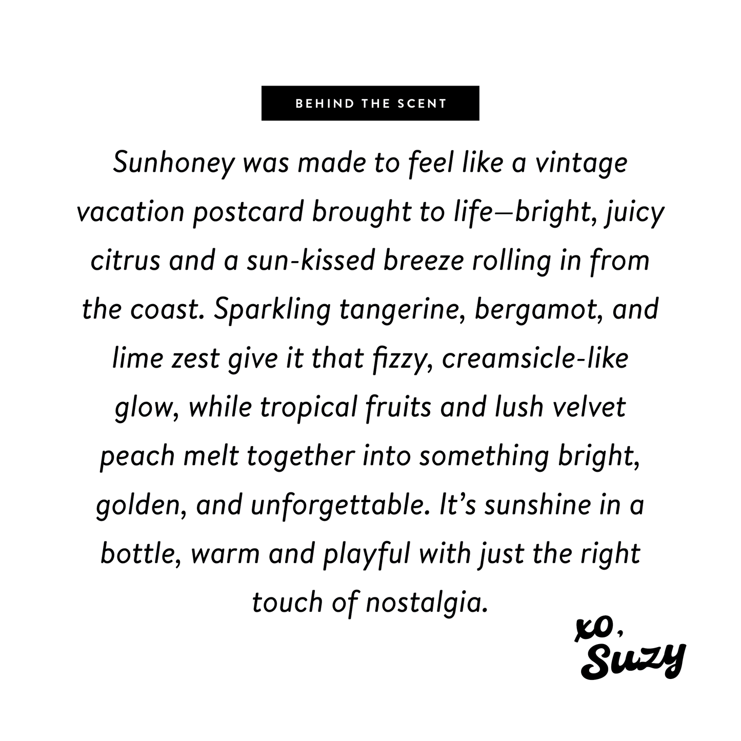 Sunhoney Orgnic Perfume