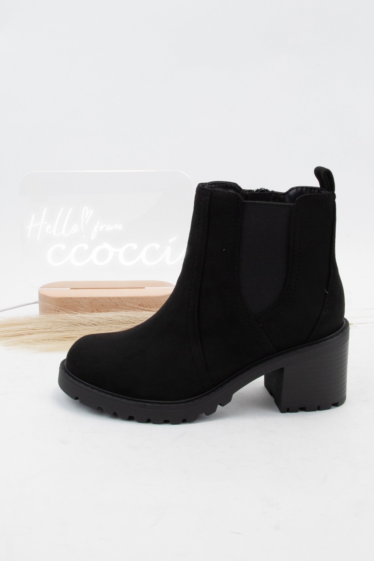 Round Toe Chelsea Bootie