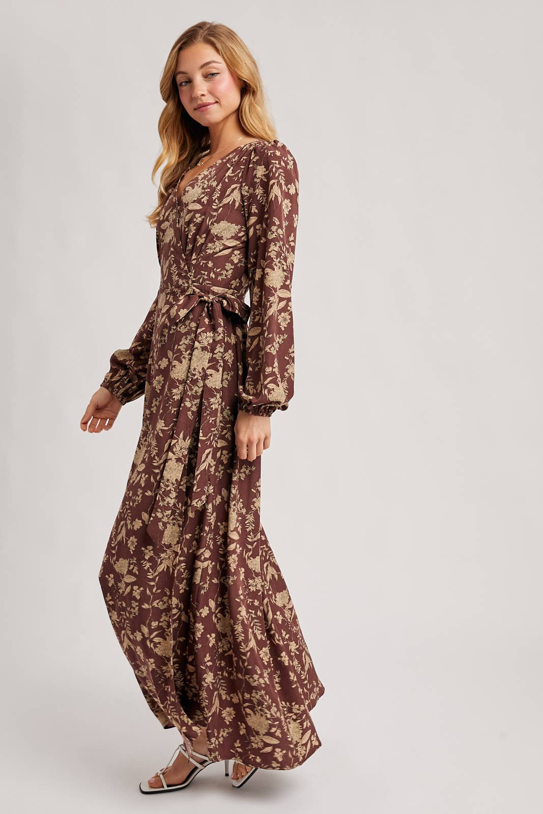 Floral Wrap Maxi