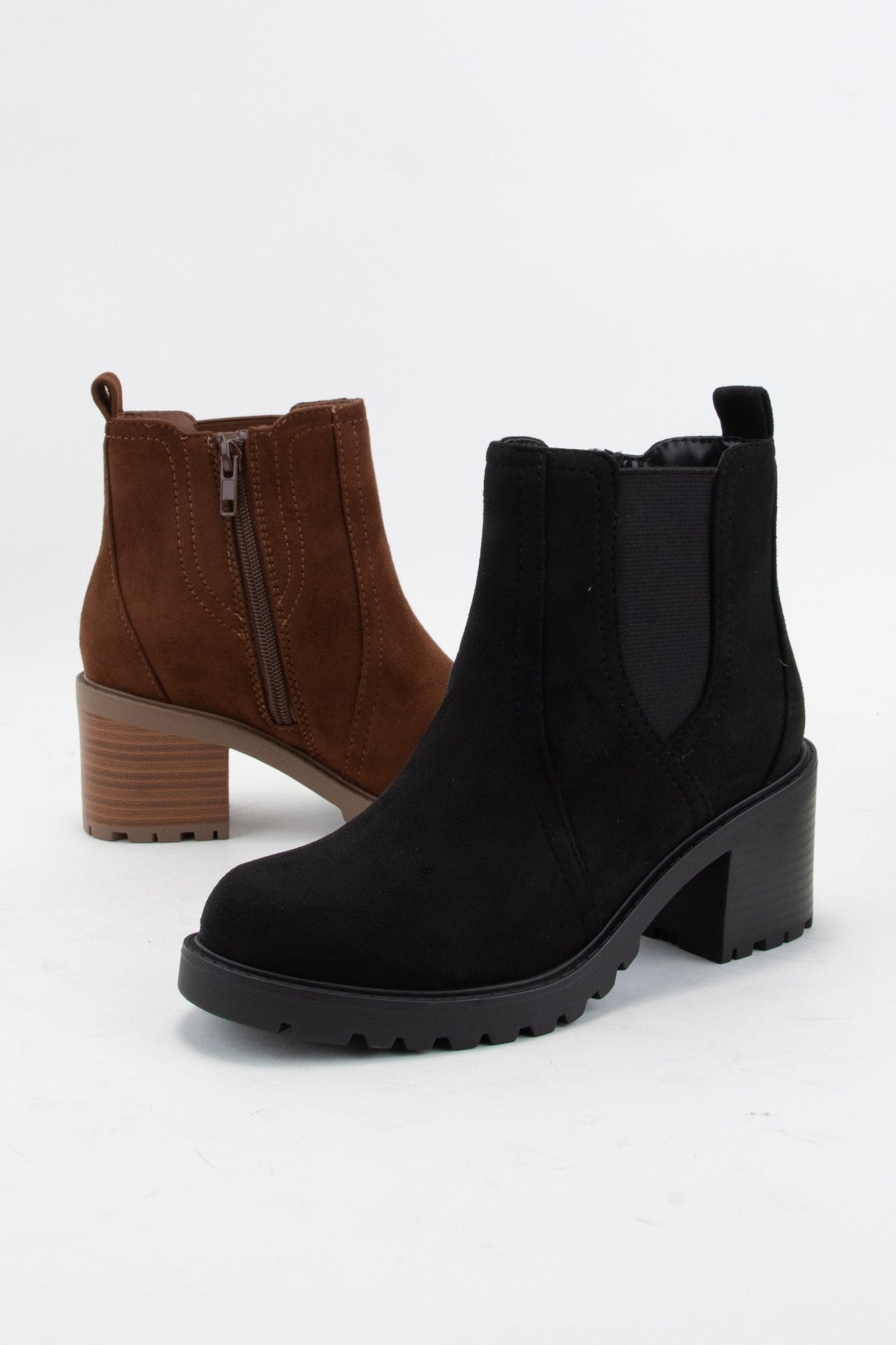 Round Toe Chelsea Bootie