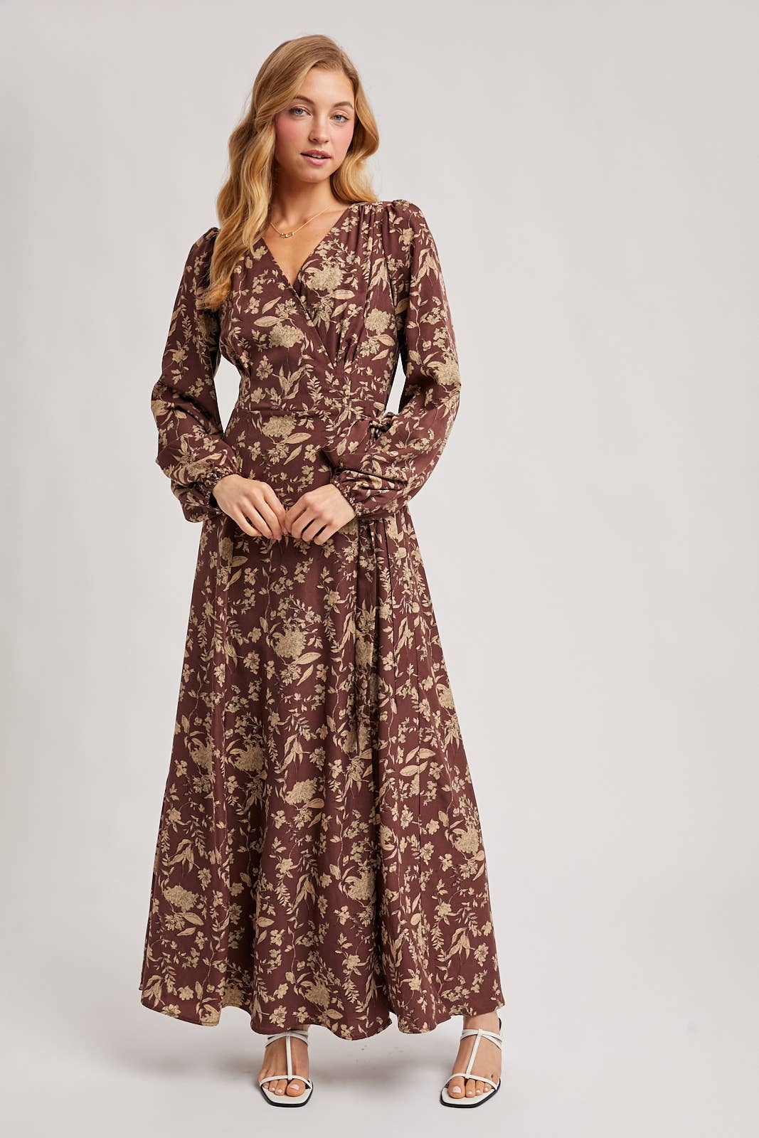 Floral Wrap Maxi