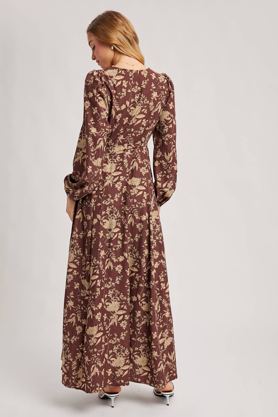 Floral Wrap Maxi