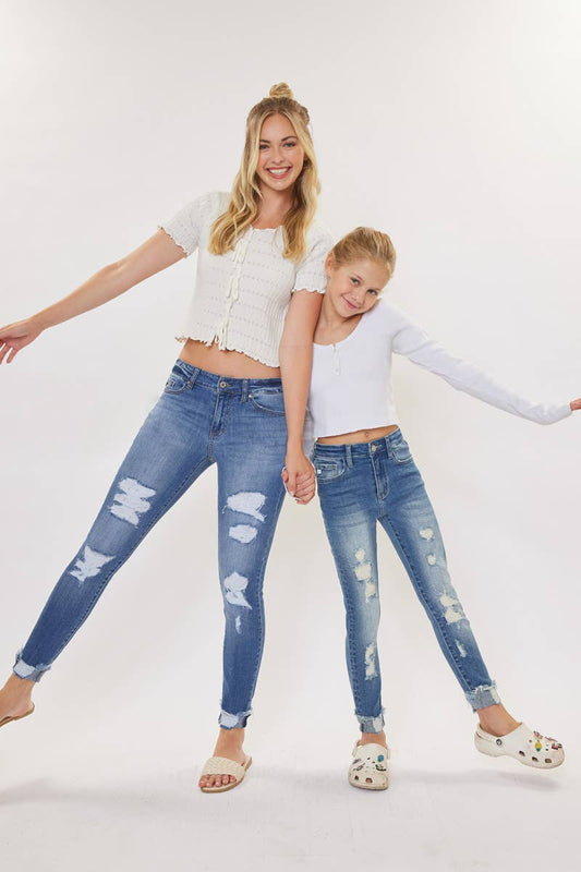 High Rise Distressed