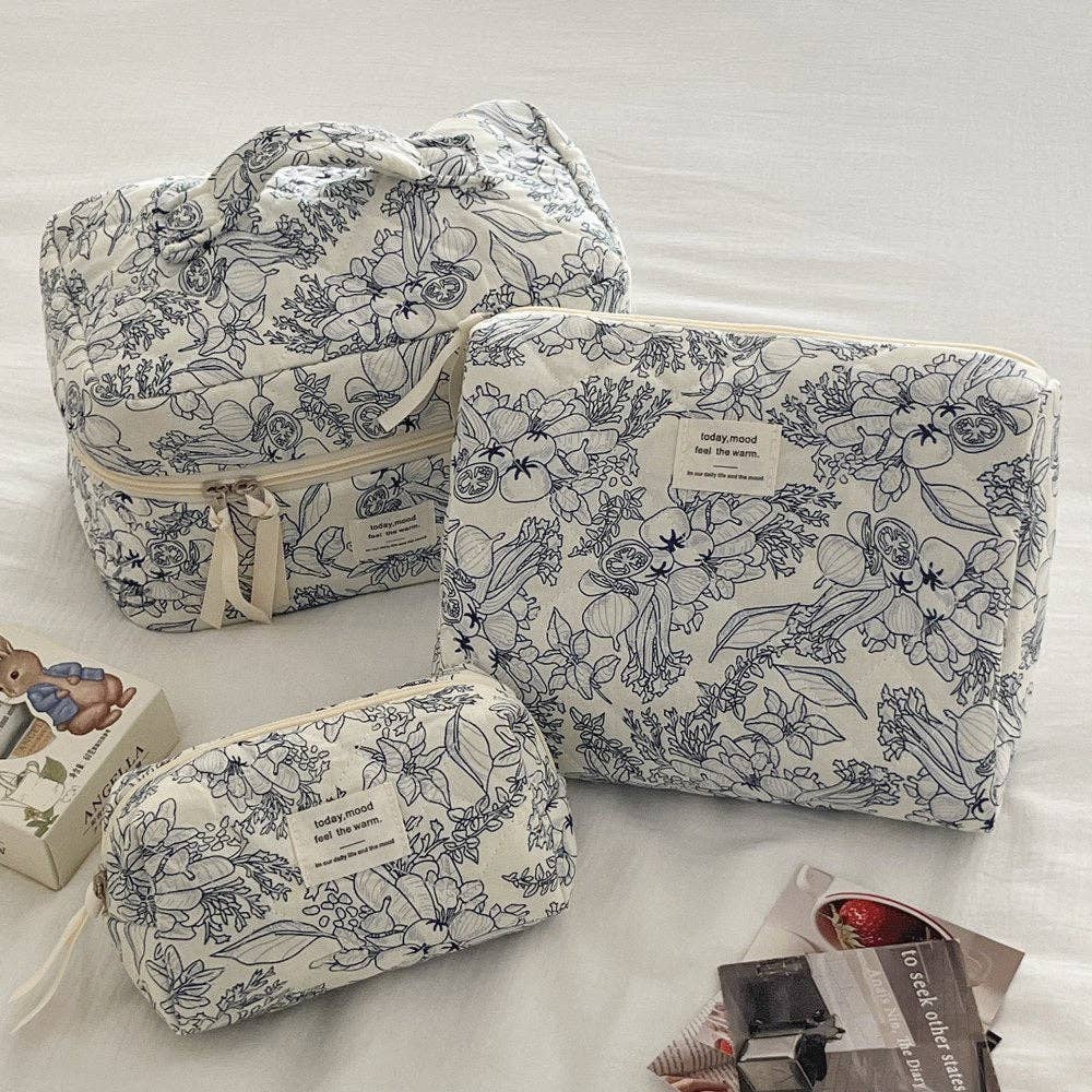 Flower Cosmetic Bag