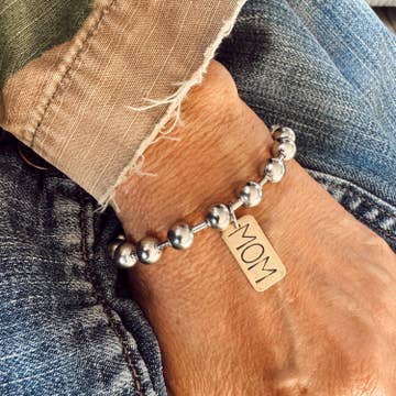 Mom Tag Bracelet