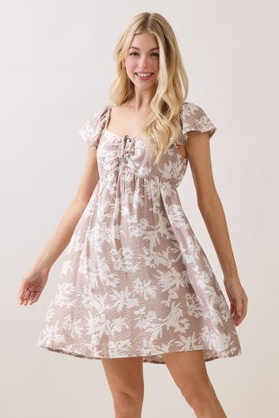 Front Tie Short Sleeve