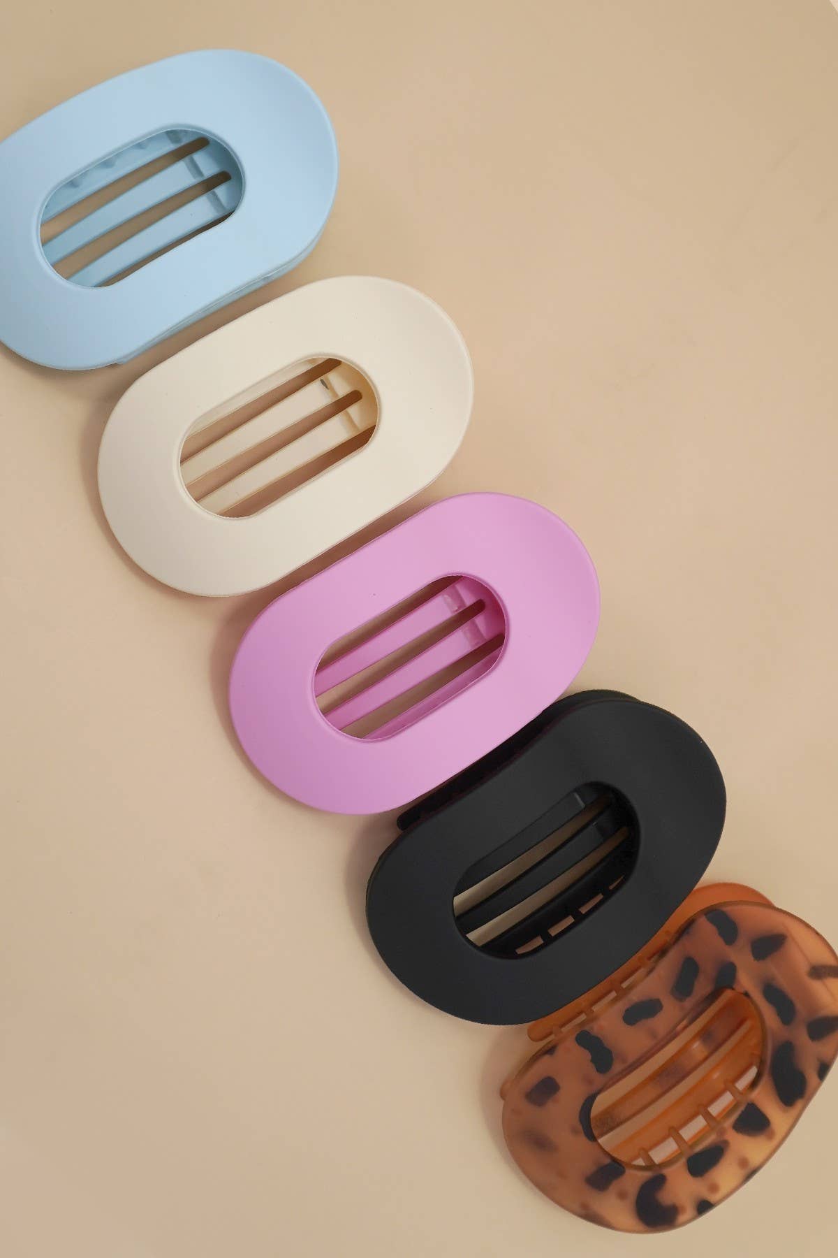 Jumbo Oval Claw Clips