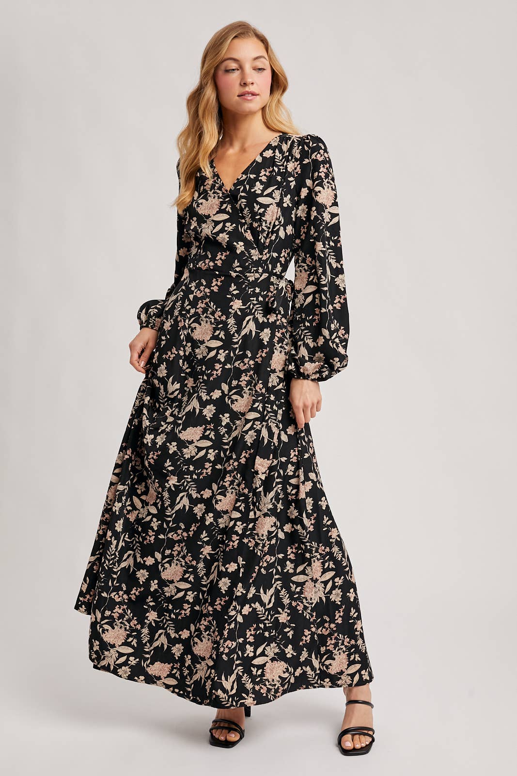 Floral Wrap Maxi