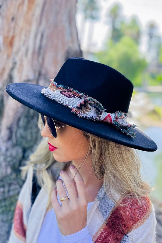 Aztec Ribbon Fedora