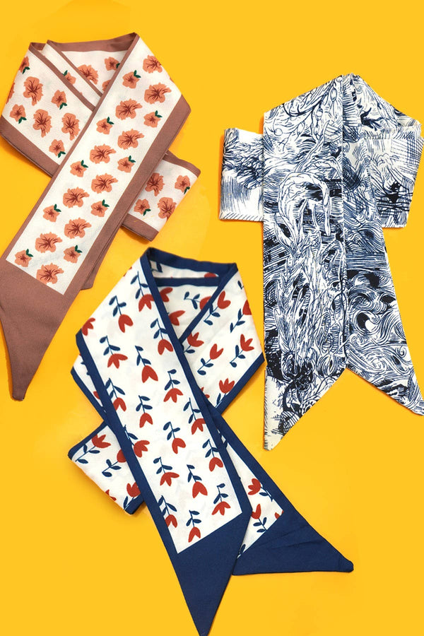 Soft Silky Twilly Scarf