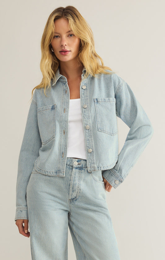 Cropped Denim Jacket