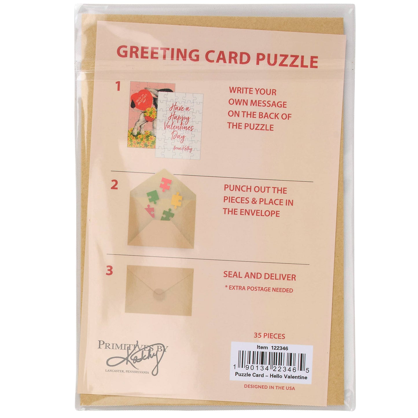 Hello Puzzle Card