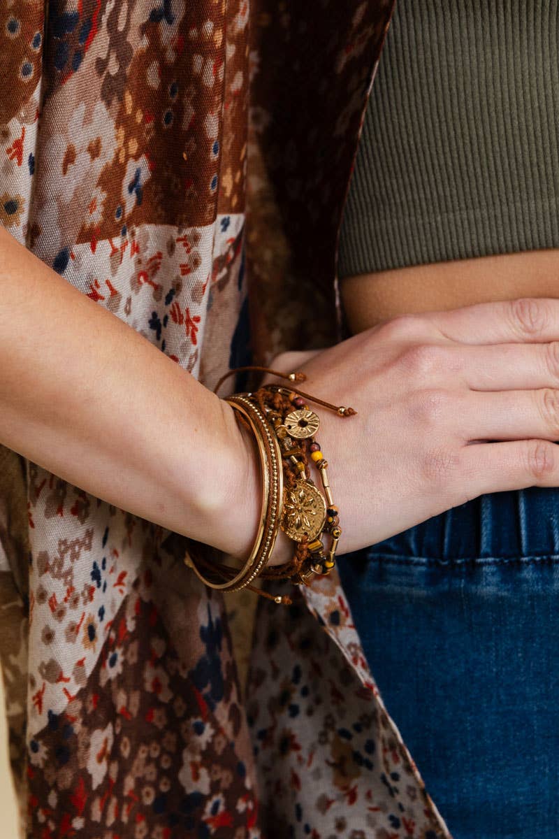 Tiger Eye Stackable Bracelet
