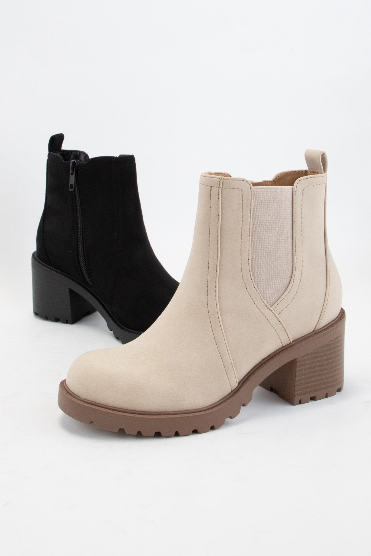 Round Toe Chelsea Bootie