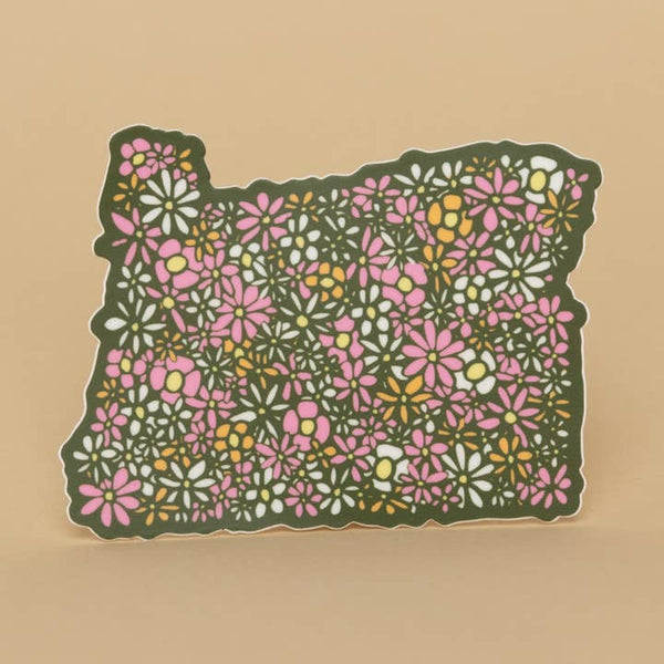 Oregon Blossoms Sticker