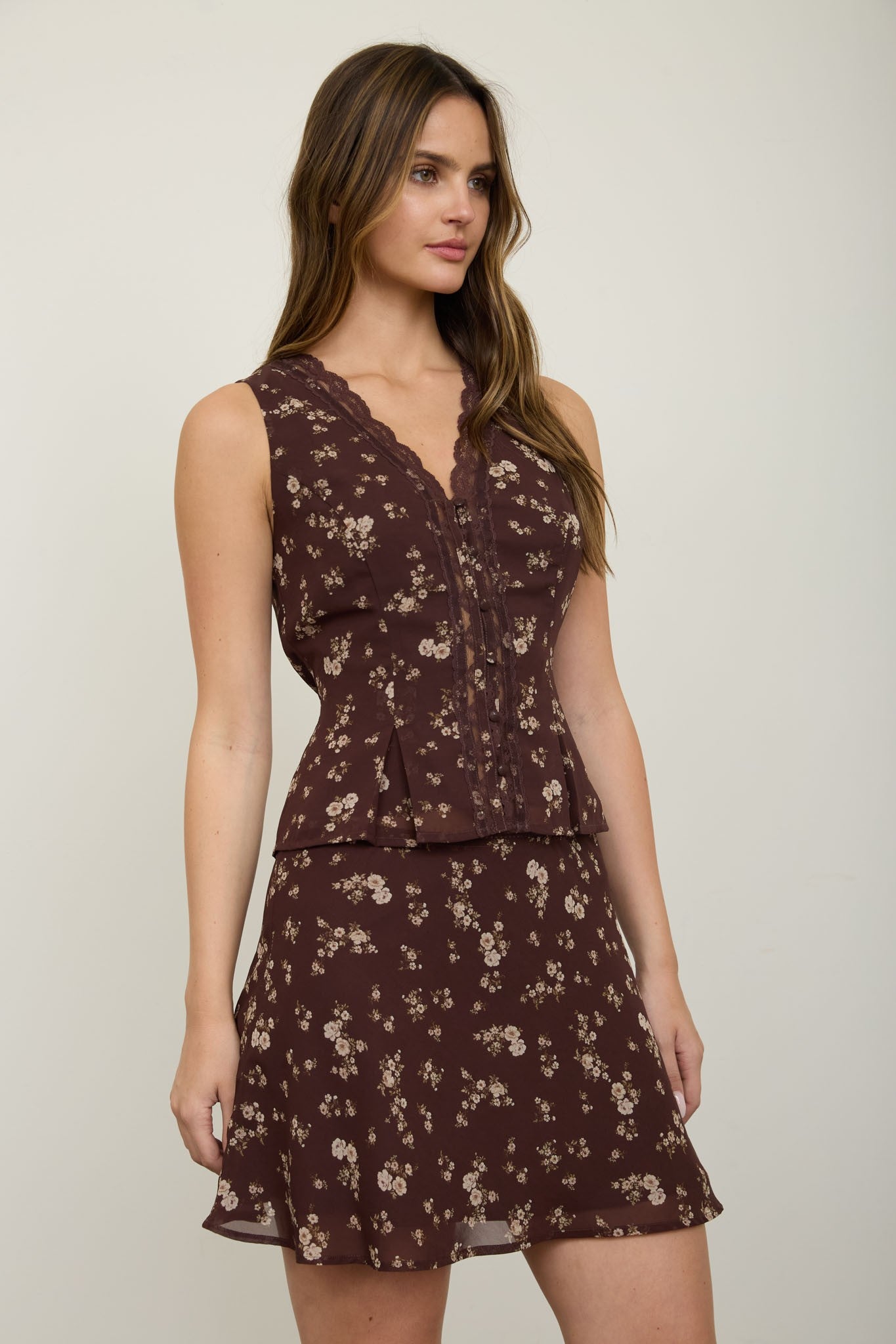 Floral Button Blouse