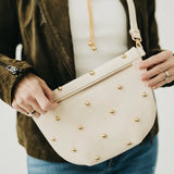 Cream Studded Bum