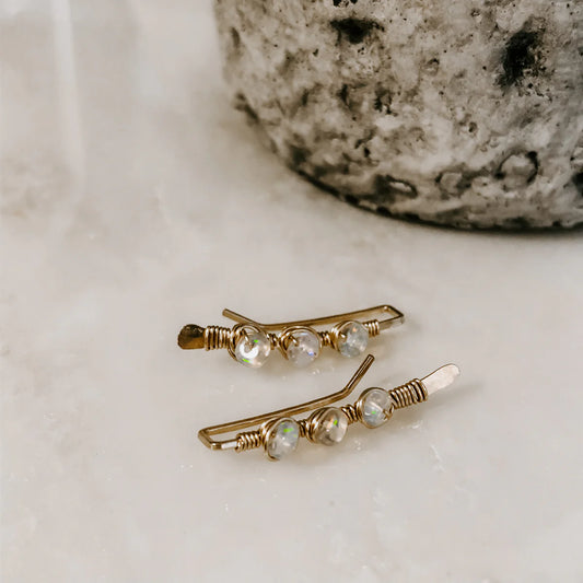 Ear Climbers Opal