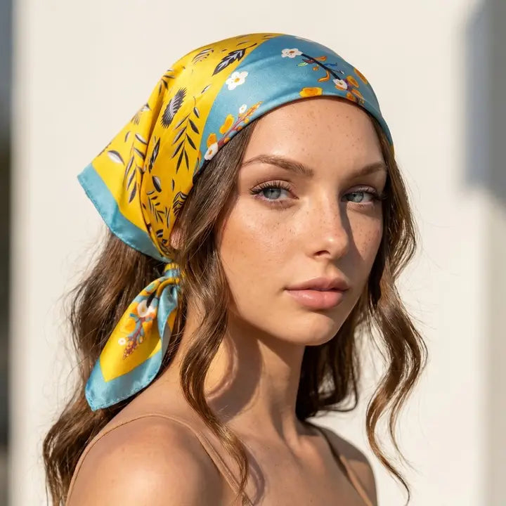 Flower Leaf Bandana
