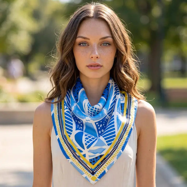 Geometric Tile Scarf