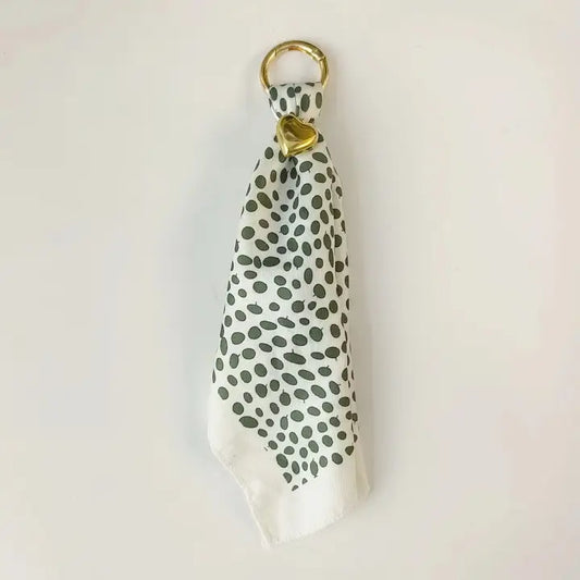 Green Dots Charm Scarf