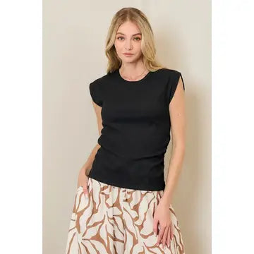 Ribbed Side Ruched