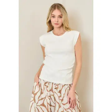 Ribbed Side Ruched
