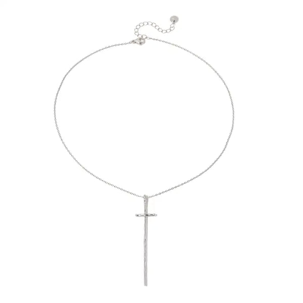 Silver Cross Necklace