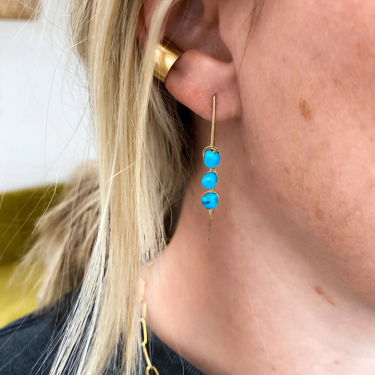 Triple Turquoise Threaders