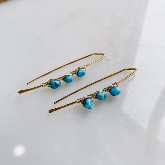 Triple Turquoise Threaders