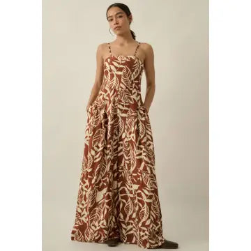 Tropical Cami Jumpsuit