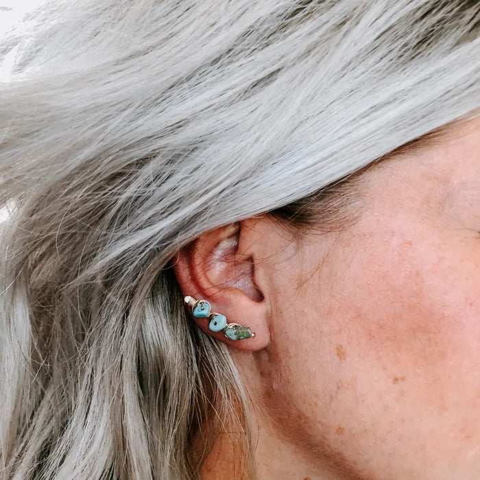 Ear Climbers Turquoise