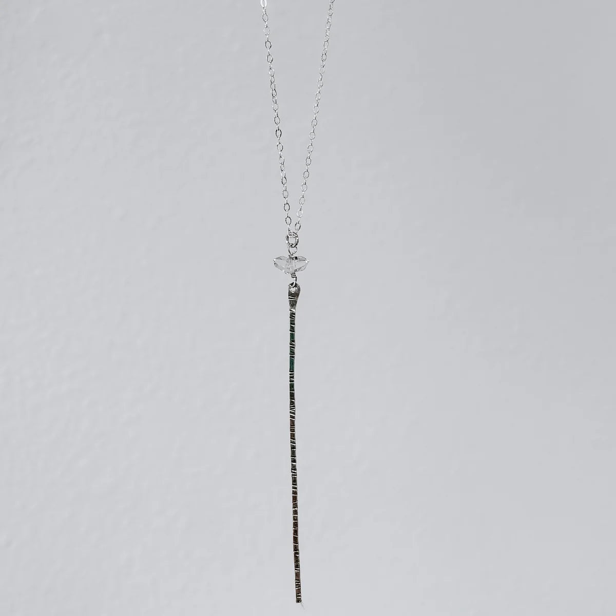 Wanderer's Stick Necklace Herkimer