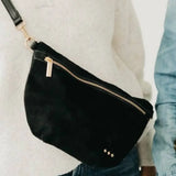 Hair-on-Hide Westlyn Bum Bag - Black