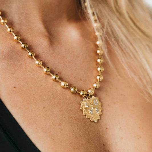 Sunburst Heart Necklace