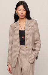 Evan Striped Blazer