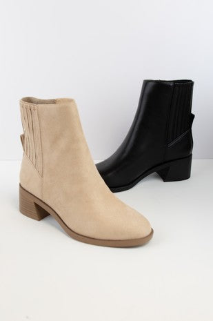 Almond Toe Chelsea Bootie