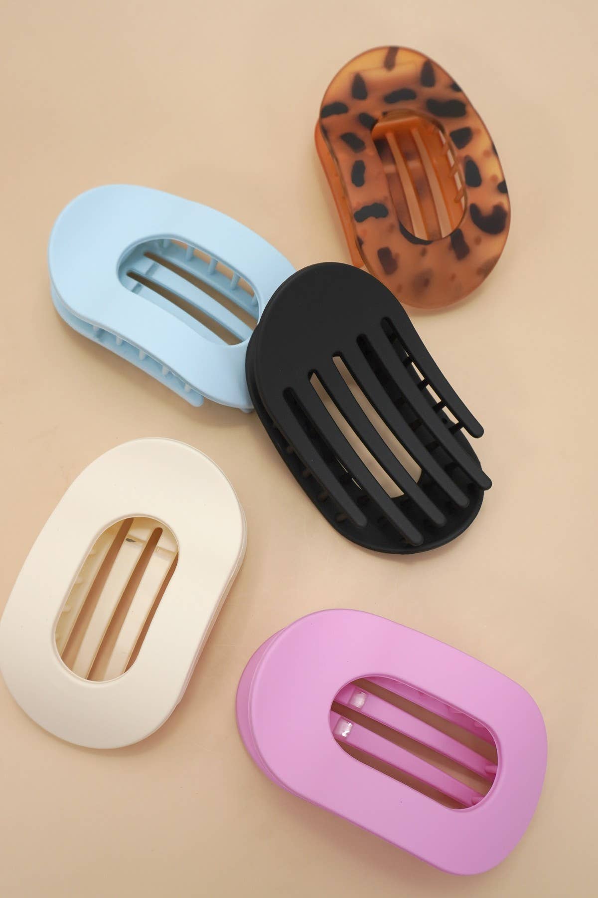 Jumbo Oval Claw Clips