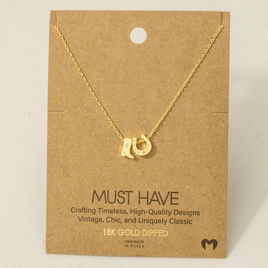 Cowboy Boots Necklace