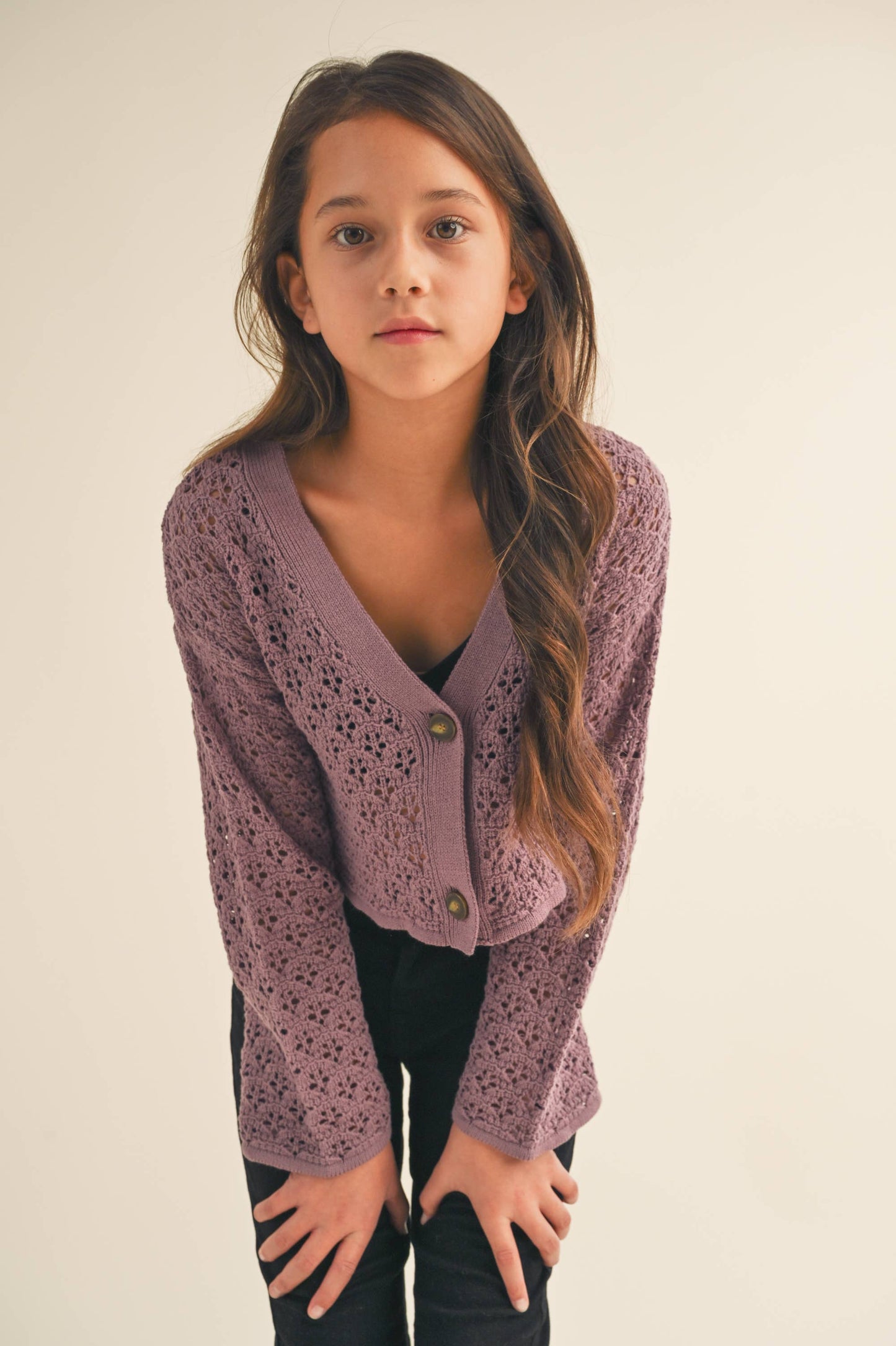 Crochet Cropped Cardigan